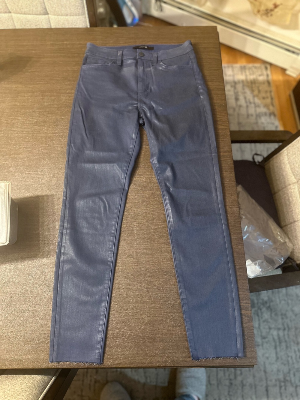 Joe's Jeans Skinny Coated Navy Blue Women's Jeans
